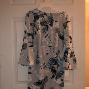 Calvin Klein Petite Blue Floral Dress